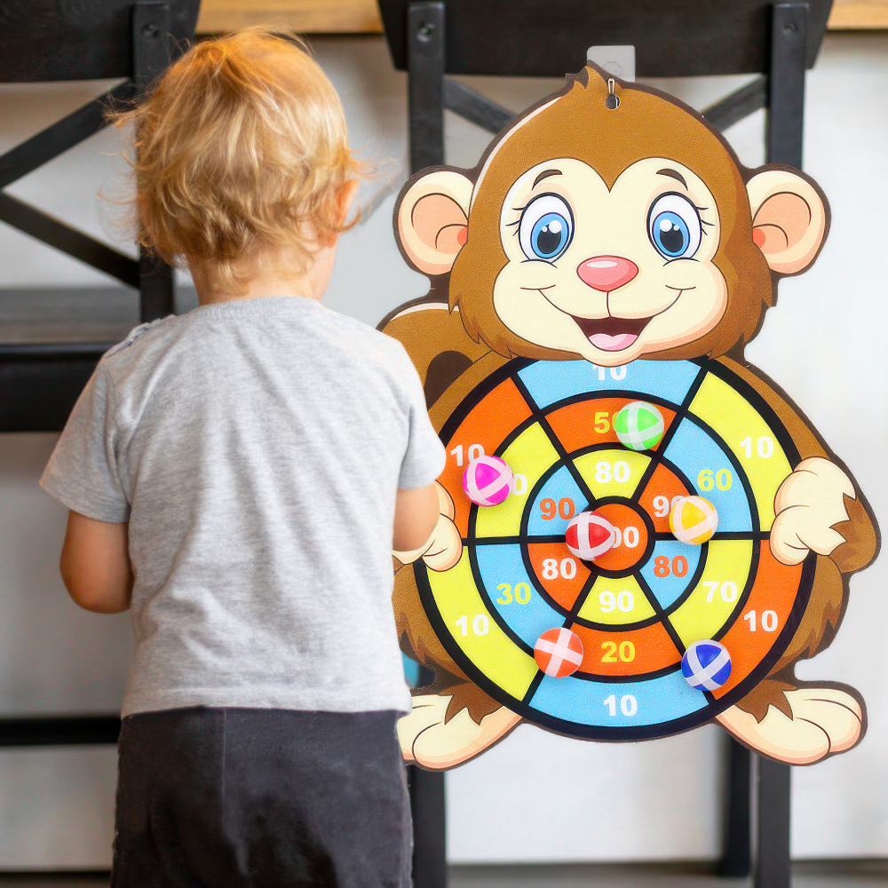 Velcro Ball Dartboard Toy For Kids - FutHaven