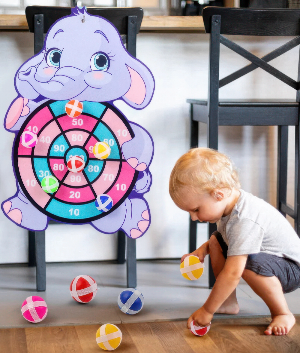 Velcro Ball Dartboard Toy For Kids - FutHaven