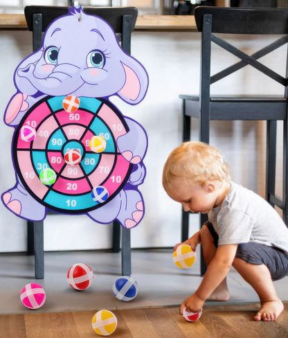 Velcro Ball Dartboard Toy For Kids - FutHaven